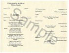 ⚾️Mickey Mantle Funeral Program New York Yankees — photo 2