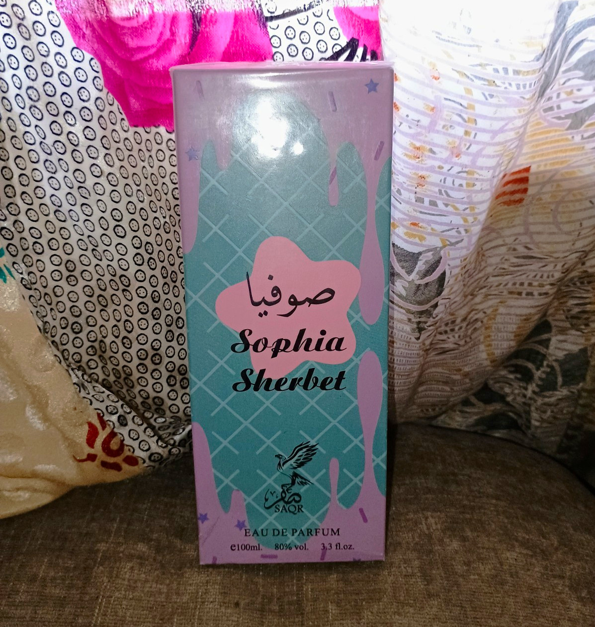 SAQR Sophia Sherbet Eau de Parfum Spray 3.3 fl oz Regular Size