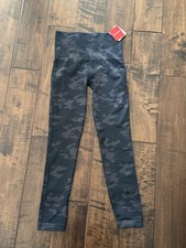 Spanx Black Camo Shapewear Legging New NWT Sz Medium Look At Me Now Leggings