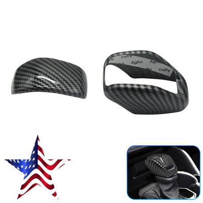 For Toyota Highlander 2020-2023 Carbon Fiber Sticker Trims Gear Shift Knob Cover