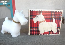 Vintage Unused Avon Queen of Scots~ Somewhre Cologne - Scottie Terrier Dog