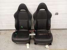 Acura Rsx Dc5 Pair Of Left Right Front Manual Leather Seat Black Fits 02-06