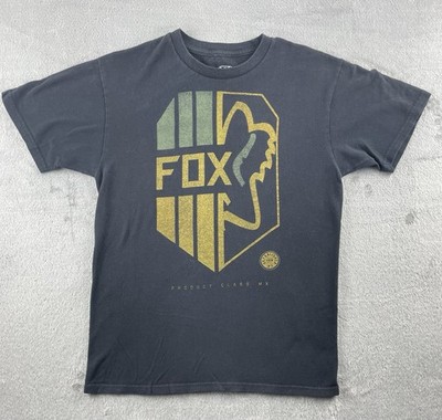 Fox Racing T Shirt Adult Small Black Motocross MTX  Motorcycle Y2K