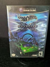 Hot Wheels Velocity X (Nintendo GameCube, 2002) No Manual, Tested Working.