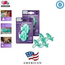 Soothie Orthodontic Baby Pacifiers, 100 Silicone Pacifiers, One Piece, BPA-F...