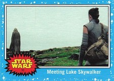 2017 Topps Reise nach Star Wars Das letzte Jedi-Treffen Luke Skywalker #90