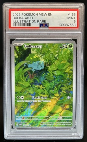 2023 Pokemon SV 151 Bulbasaur #166/165 PSA 9