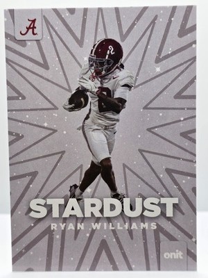 Ryan Williams 2025 ONIT Gravity Alabama Crimson Tide Stardust Case Hit SSP