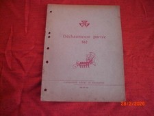 ANCIEN  CATALOGUE  DES   PIECES   DECHAUMEUSE   PORTEE   MASSEY FERGUSON  862