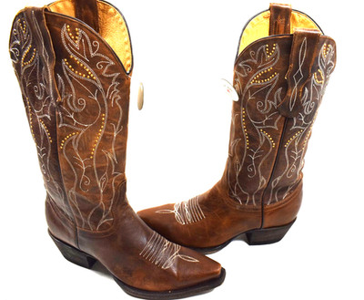 Idyllwind Sweet Tea Western Boot Brown Women's 7 B SNIP TOE
