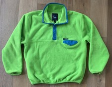 VTG Gap Arctic Fleece Reissue Quarter Snap Pullover Jacket Size Medium M Green
