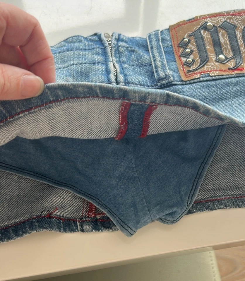 Miss Sixty микро джинсовая юбка XS - Изображение 3 из 3