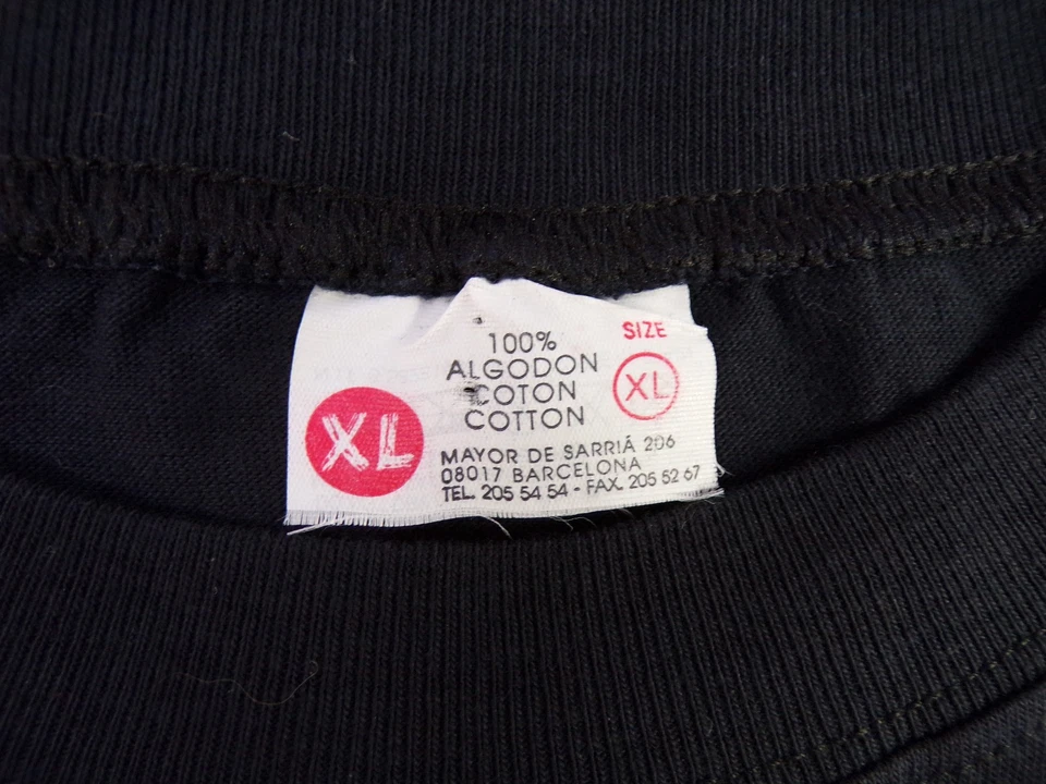 Camiseta De Colección Rara Joan Miro Art 1995 Barcelona Para Hombre XL Negra 100% Algodón G25 Foto 4 de 4