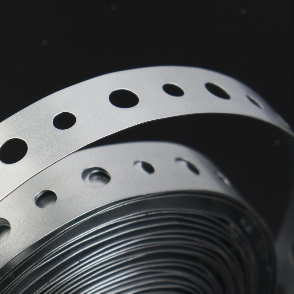 Galvanized Metal Pipe Strap 15M x 18mm for Home Organization Strapping Roll - Image 2 of 4