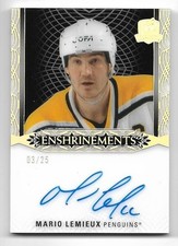 2022/23 Upper Deck THE CUP Enshrinements AUTO Mario Lemieux PENGUINS #d 3/25
