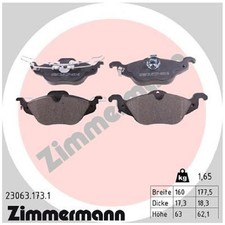 Zimmermann Bremsbelagsatz Bremsklötze vorne 90544025 93173379 93171035 | 213001