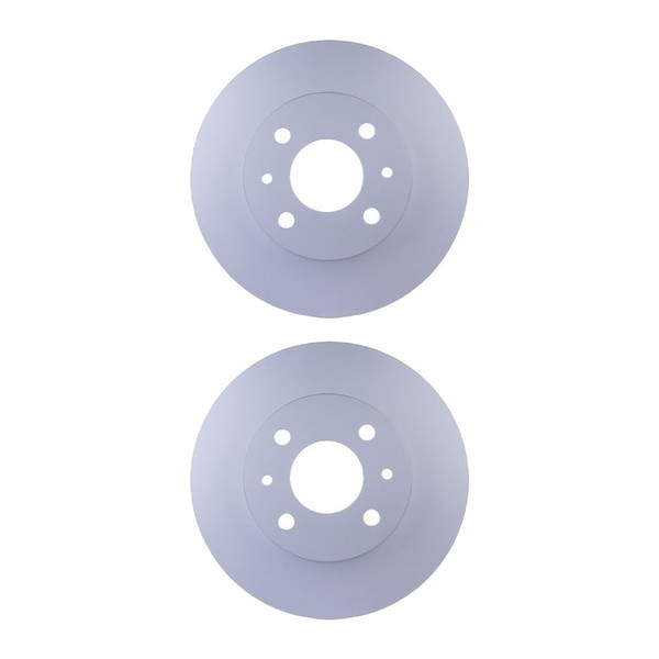 2 Bremsscheiben Voll Ø 59 Mm 11 Mm Hella Passend FüR U.A. Fiat Tipo-image