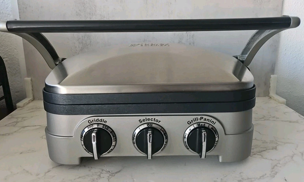 Cuisinart Griddler Indoor Grill Griddle Panini Press 5-in-1 Nonstick
Opens in a new window or tab