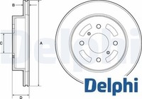 2X Bremsscheibe Delphi BG3941 2 Bremsscheiben Vorderachse Vorne FüR Suzuki