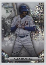 2023 Bowman Sterling Prospects Speckle Refractor 9/99 Alex Ramirez #BSP-63 0x5e