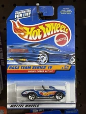1998 Hot Wheels Race Team Series IV Shelby Cobra 427 S/C #727 3 Of 4 5-sp 18793