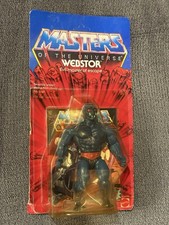 Vintage MOTU Masters of the Universe Webstor MOC Mattel 1985 Please Read
