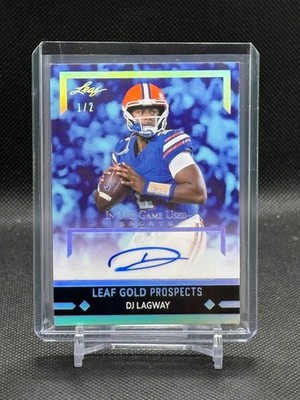 DJ Lagway 2025 Leaf Gold Prospects Auto /2 #LG-DJL