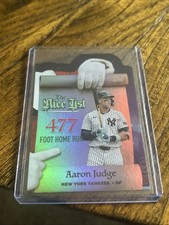 2025 Topps Holiday Aaron Judge The Nice List Insert #MNL-20 Yankees