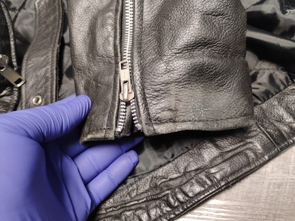 Interstate Leather Jacket, Size 56, Motorcycle Ja… - image 8