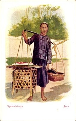 Artist Postcard Java Indonesia, Spek-chinees - 4925073