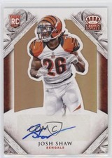 2015 Crown Royale Rookie Signature Retail Bronze 12/60 Josh Shaw #165 Auto 18m3