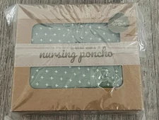 Wee Sprout Nursing Poncho New Rosemary Stitch Green
