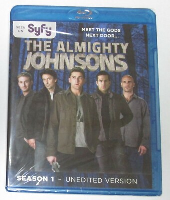 The Almighty Johnsons Season 1 Blu-ray Disc, 2014 3-Disc Set New Sealed