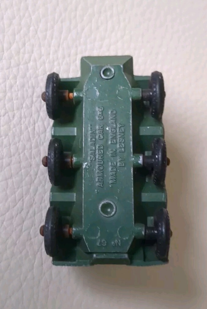マッチボックスレズニー　ヴィンテージ SALADIN ARMOURED CAR Matchbox #67 Armoured Car Lesney England , Saladin, 6 X 6