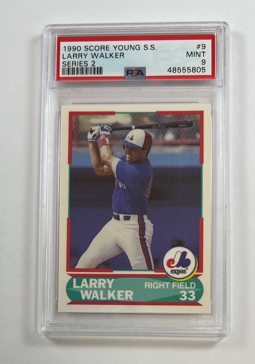1990 Score - Young Superstars II Larry Walker #9 (RC) for sale