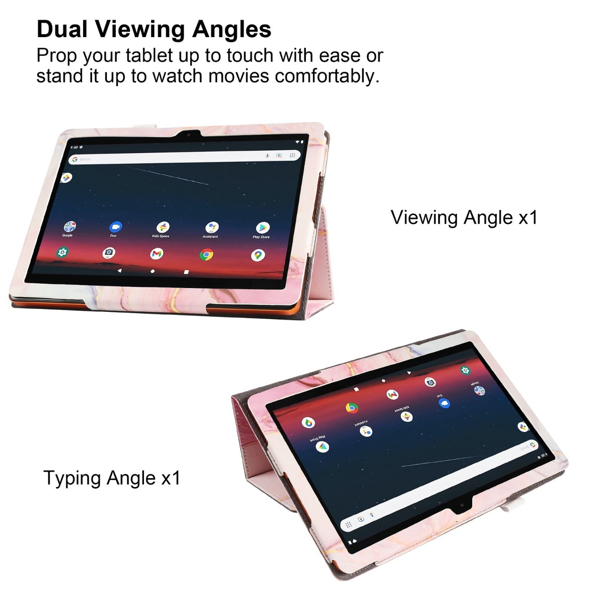 [美品] Headwolf WPad6 ケース付き Android 15 Case For 2025 Headwolf WPad6 Android 15 Tablet 10.1 inch