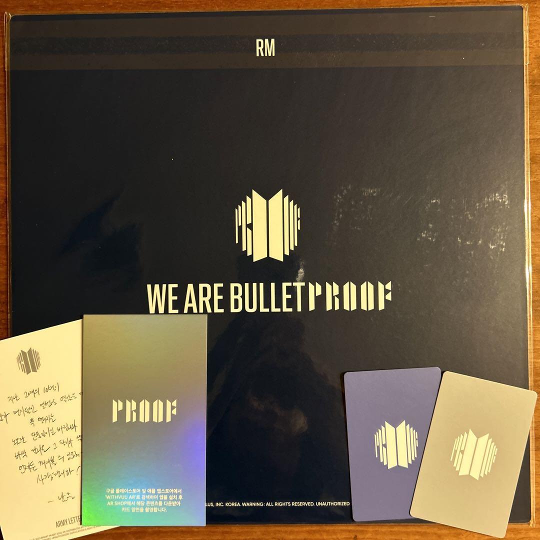 ｟公式｠BTS Proof Collector's AR トレカ 7枚セット ALBUM] PROOF (Collector's Edition) — US BTS ARMY