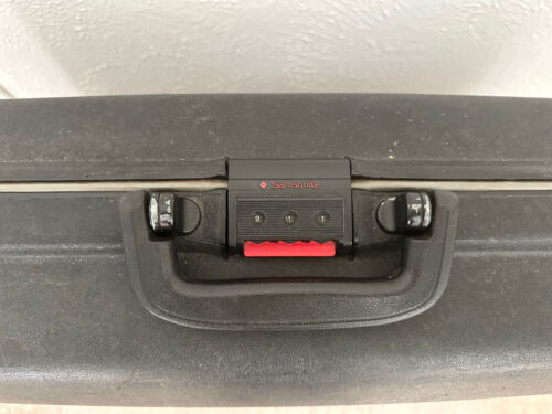 Vintage Samsonite Black Oyster Luggage 28" Hard Shell - Picture 4 of 10