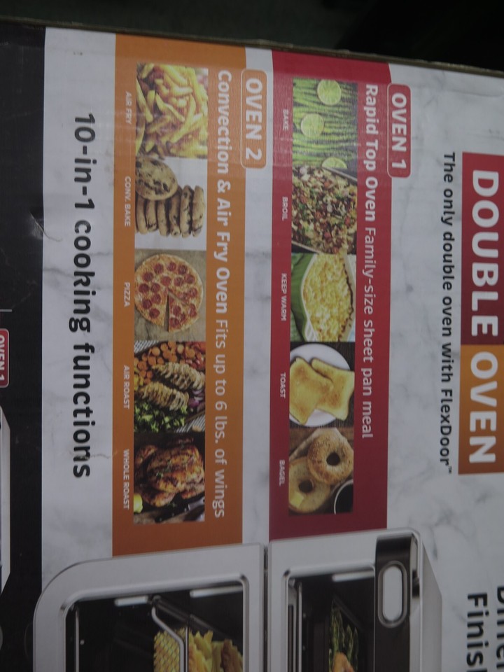 NEW NINJA DCT400 DOUBLE OVEN 10IN1 COOKING RAPID OVEN AIR FRY