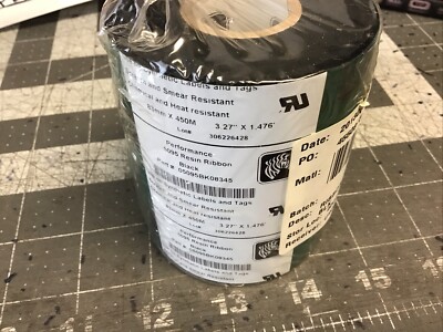Zebra Genuine Resin Ribbon 05095BK08345 83mm X450 M(LMP25H)