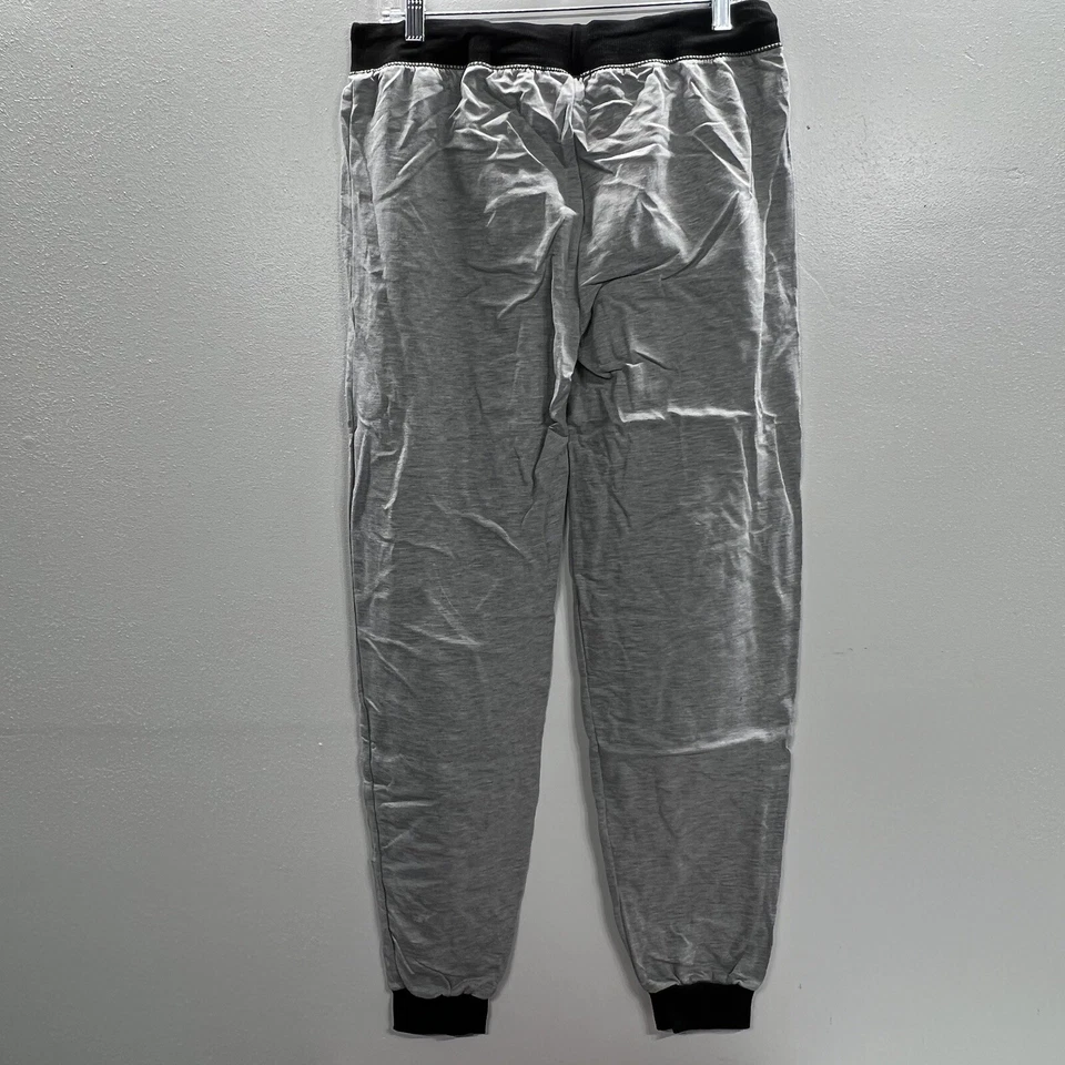 Pantalones de chándal para mujer Coco Limon gris claro con ribete negro nuevos con etiquetas - talla 1X salón Foto 2 de 4