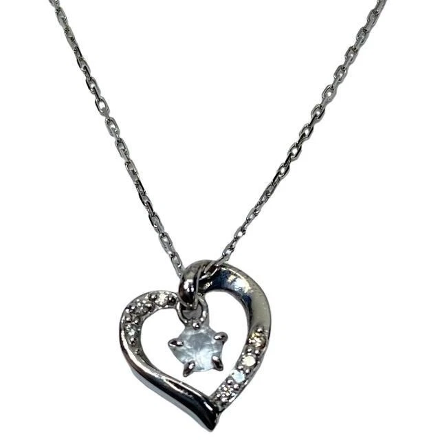 Collier pendentif motif coeur necklace bijou ancien Japon 4°C Noel ciel 2020 modèle