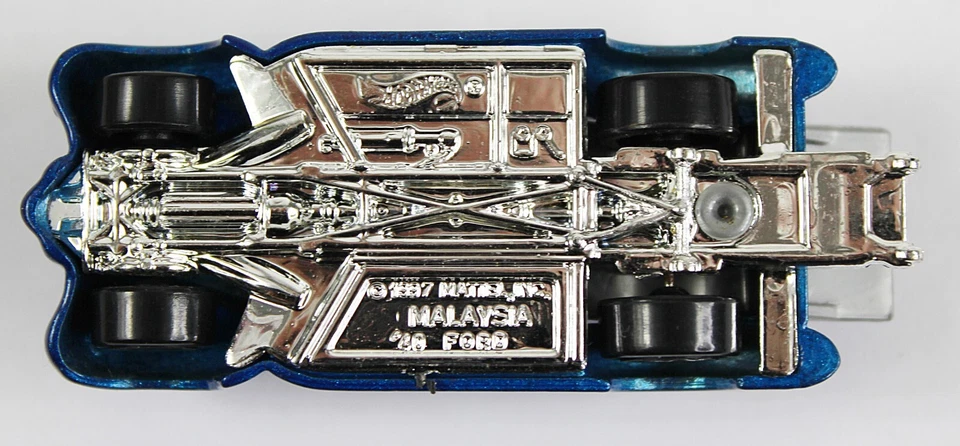 Hot Wheels Ford Gasser Pickup azul 1940 escala 1:64 1997 - Imagem 3 de 3