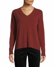 W045 NWT VINCE V NECK BOXY WOOL CASHMERE WOMEN SWEATER SIZE XS, S, M,L $295 