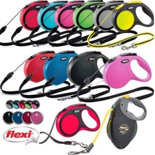 Flexi Retractable Dog / Puppy Lead Classic Neon Comfort Giant Cord / Tape Leash