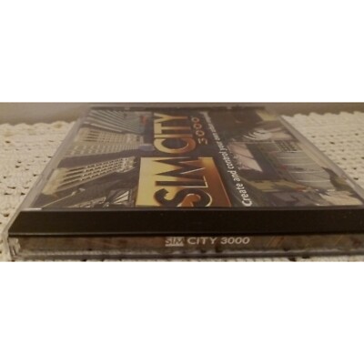 SimCity 3000 Windows XP/ME/98 PC Game Vtg 1999 Jewel Case EA