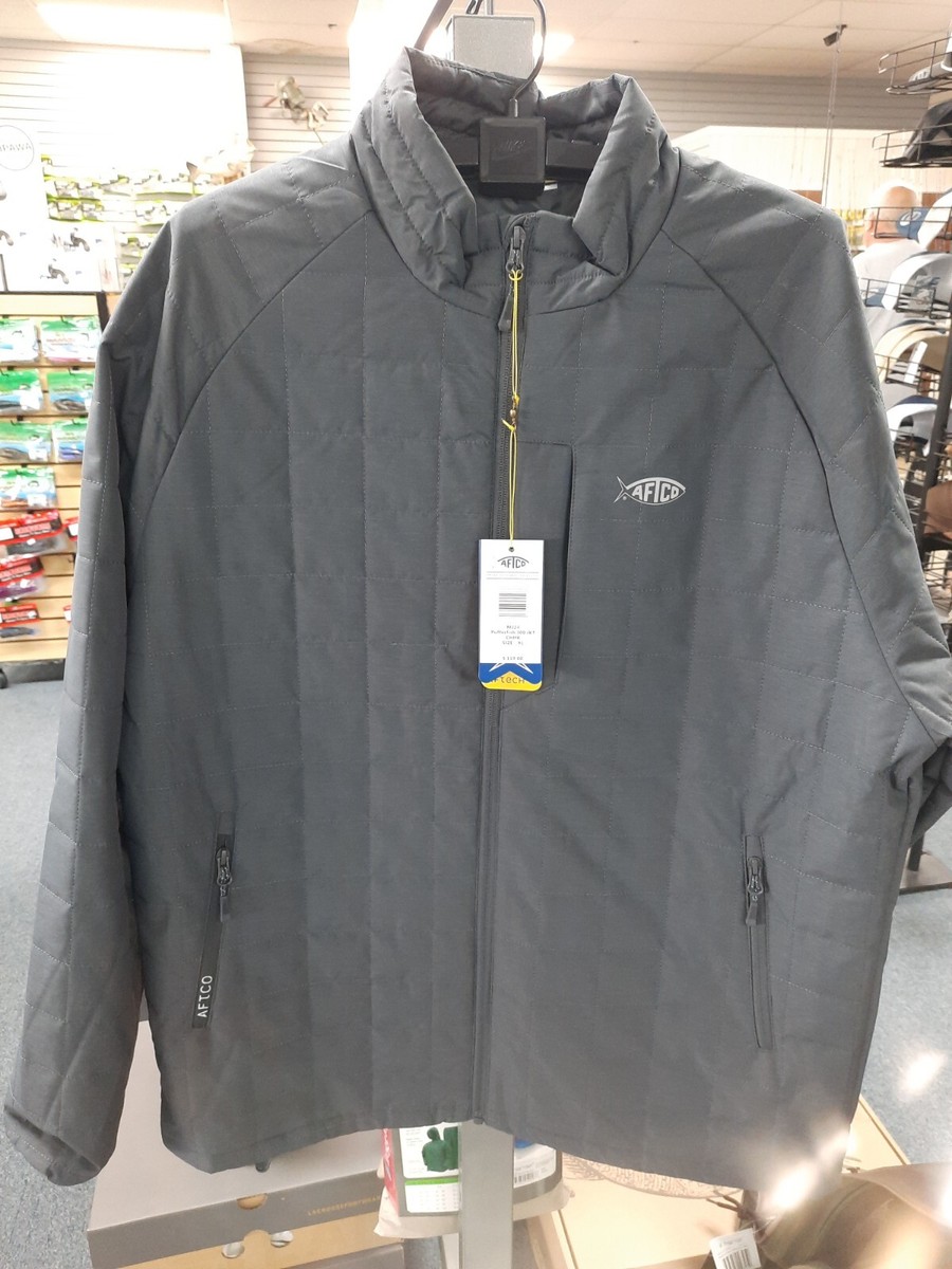 Aftco Jacket MJ24 Pufferfish 300 Gray Men's Size XL NEW