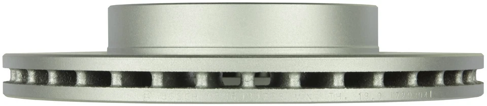 Rotor de freio a disco Bosch QuietCast dianteiro para 1993-1997 Honda Civic del Sol - Imagem 4 de 4