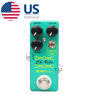 MOSKY CH-VIBE Chorus Mini Electric Guitar Effect Pedal True Bypass Guitar Parts