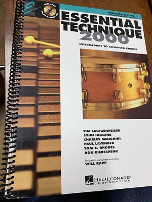 Essential Technique 2000 Percussion Book 3 & CD